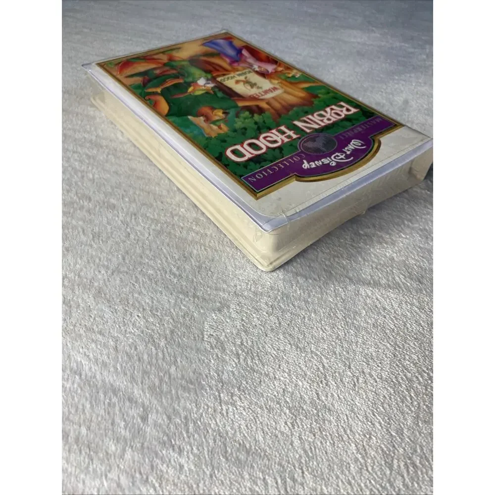 Robin Hood Walt Disney Clamshell VHS Tape NEW SEALED VINTAGE Cartoon Movie